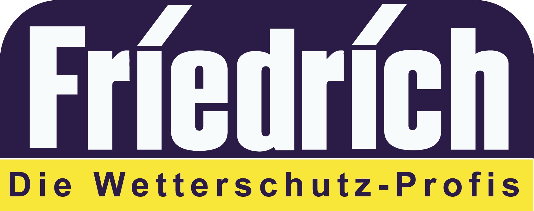 Friedrich Logo Die Wetterschutz Profis groß